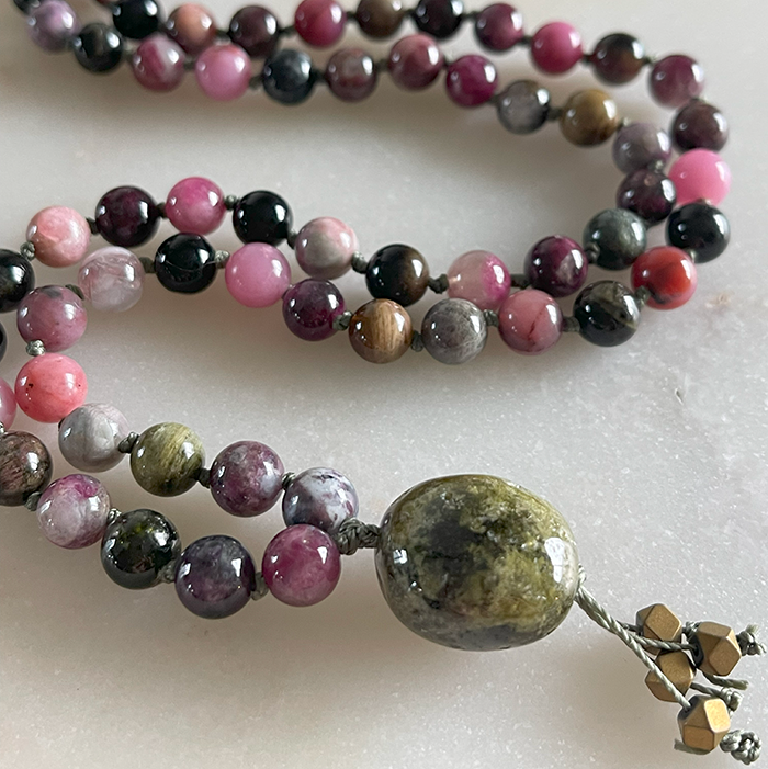 Evergreen Goddess Mala